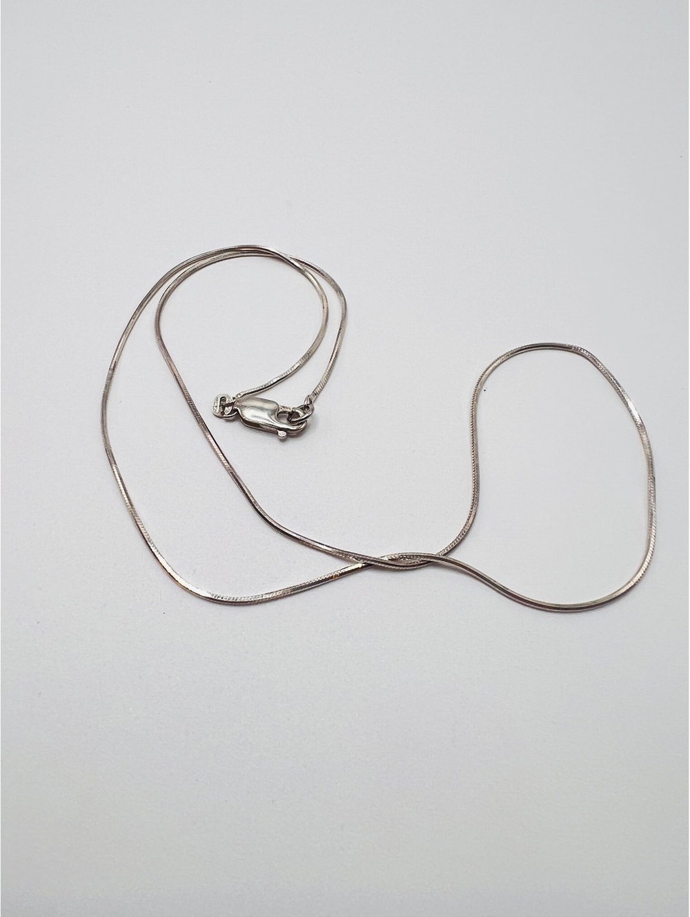 925 Italy Sterling Silver Snake Chain Necklace 18” Fine Italian Chain